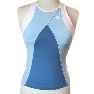 Adidas Clima365 Supernova Workout Tank Small Blue